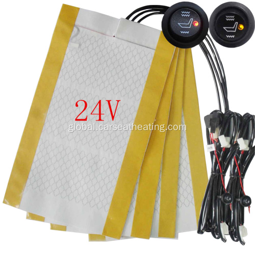 24v Heated Pads 24v Heated carbon fiber Pads Cover Supplier